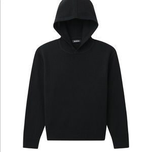 Naadam Recycled Cashmere Hoodie, Black XS, NWT